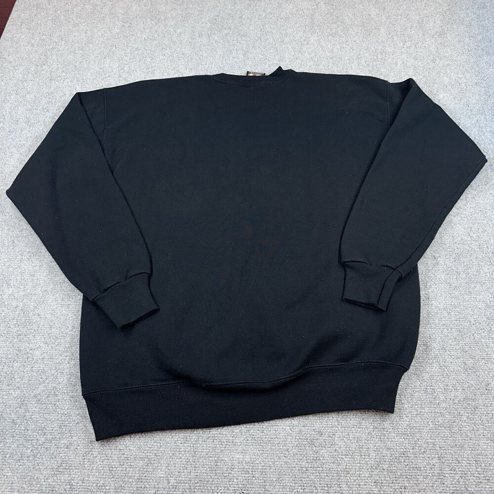 Vintage 90s JCPENNEY USA Olympics Black Crewneck Sweatshirt X-Large Made In USA - Picture 8 of 8